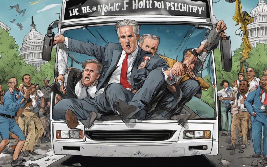 Congressman Kevin McCarthy being thrown under a bus